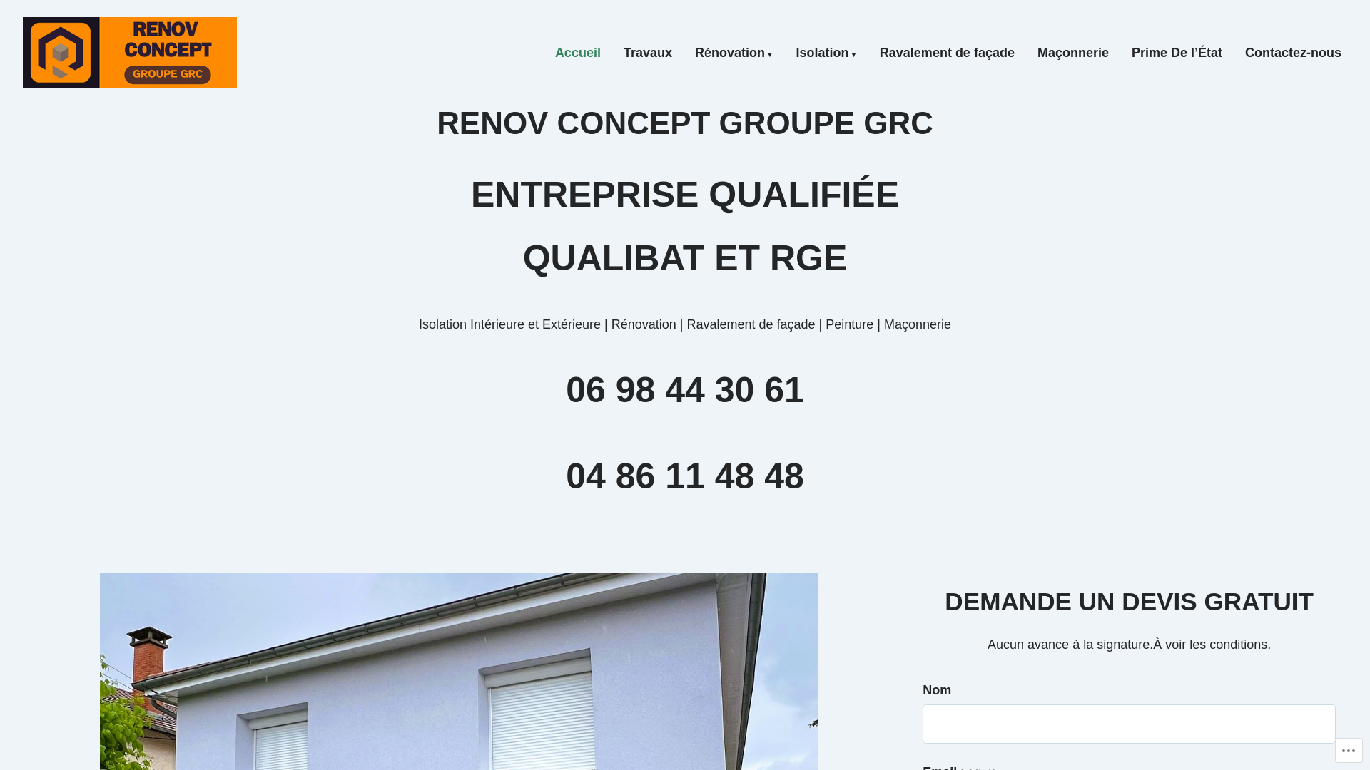 Renovation maçonnerie ravalement