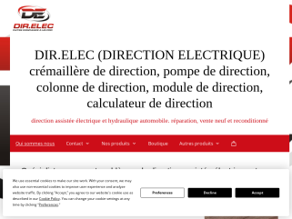 Direction assistée électrique et électronique auto (pompe de direction, colonne de direction, compteur voiture...)