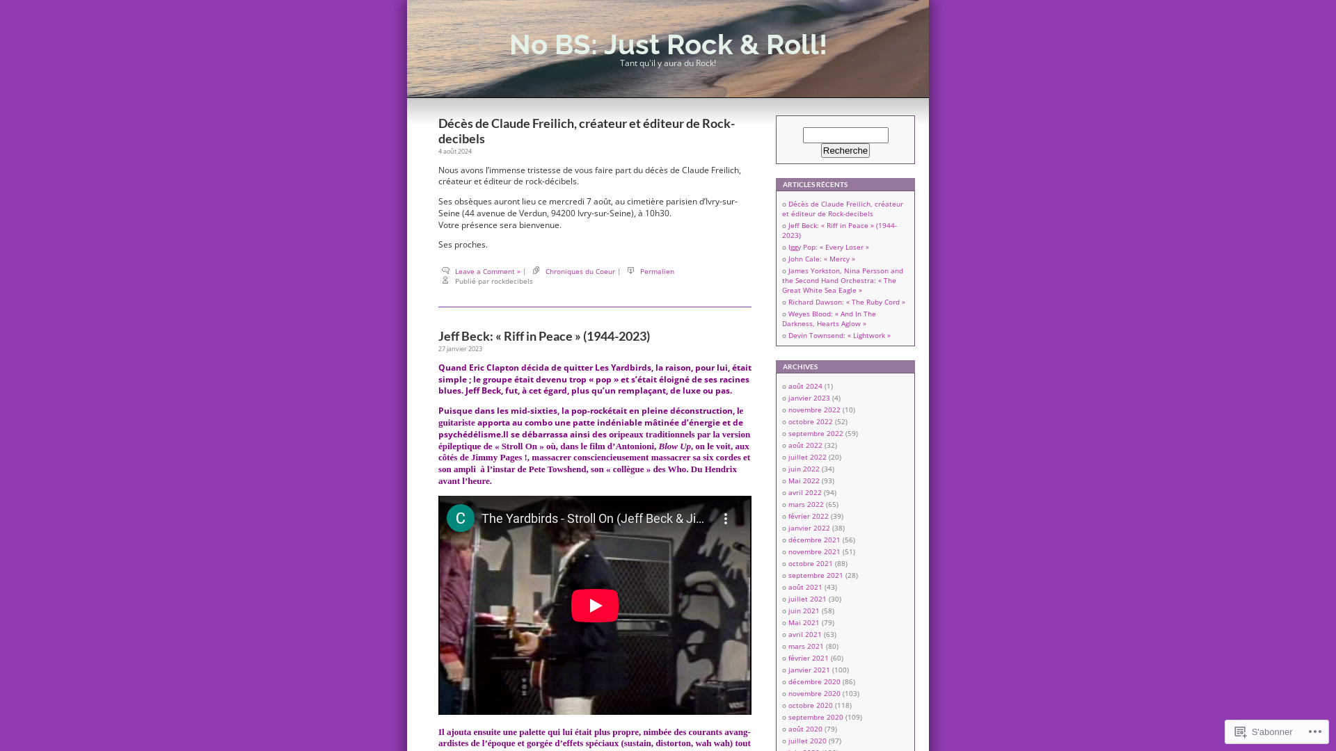 Capture d'écran de No BS: Just Rock