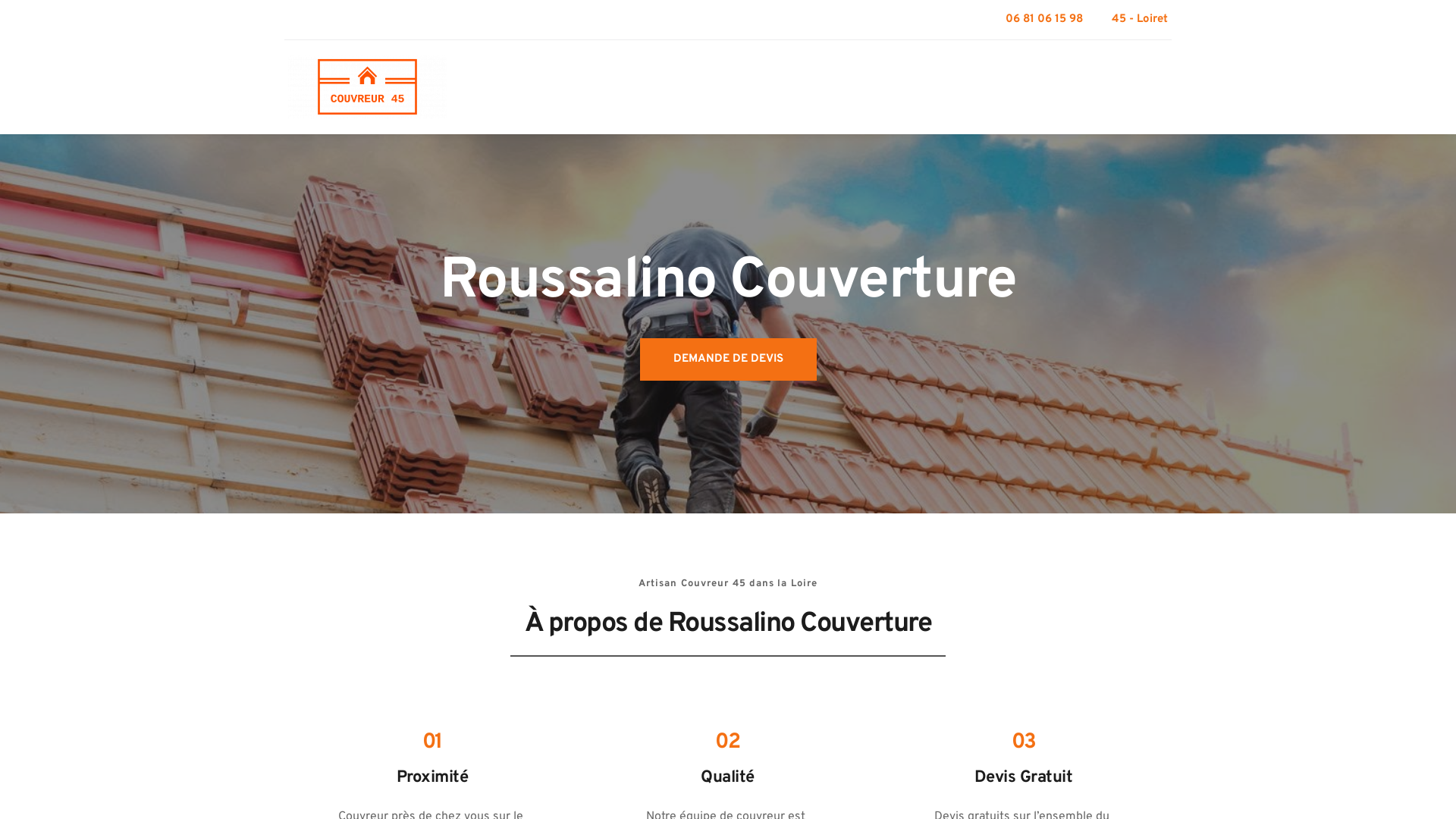 Capture d'écran de Roussalino couverture