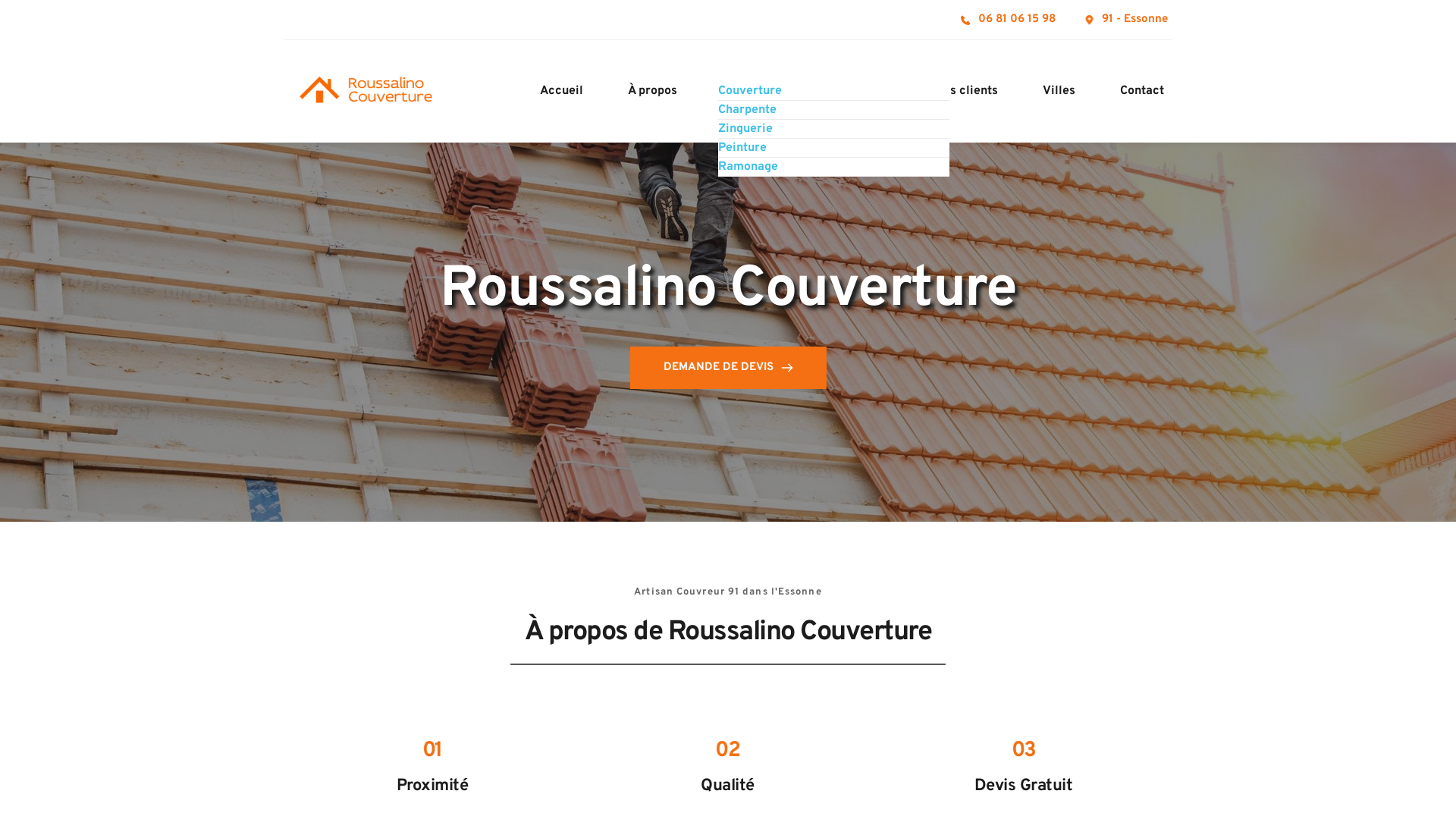 Capture d'écran de Roussalino couverture