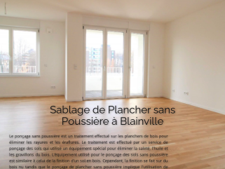 Sablage Plancher De Bois Franc Prix
