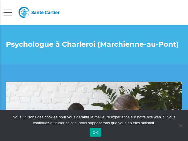 Capture d'écran de Centre médicale Santé Carier - Psychologue à Charleroi et Marchienne-au-pont