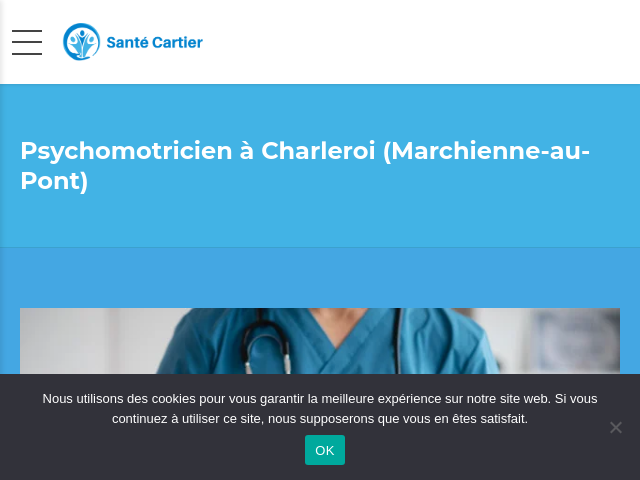 Centre m&eacute;dical Sant&eacute; Cartier - Psychomotricienne &agrave; Charleroi et Marchienne-au-pont