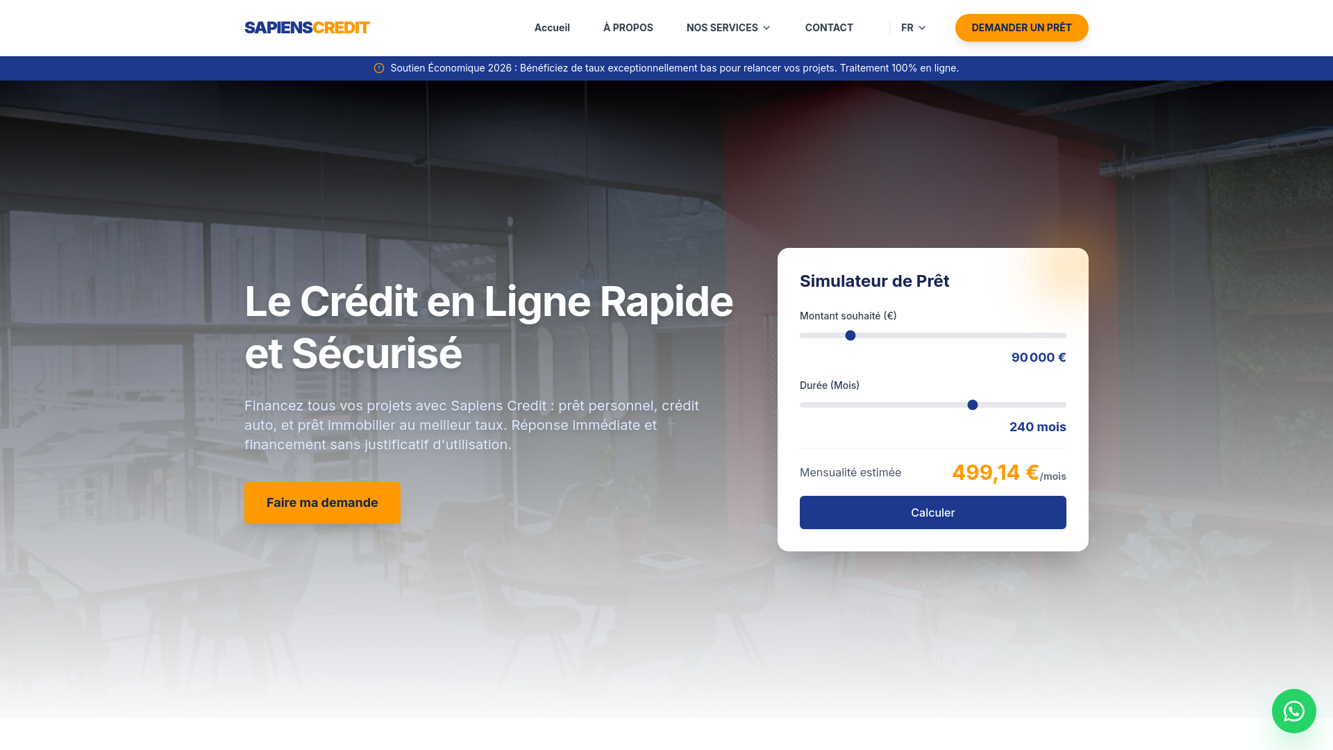 Sapiens Credit - Prêt et Crédit en Ligne