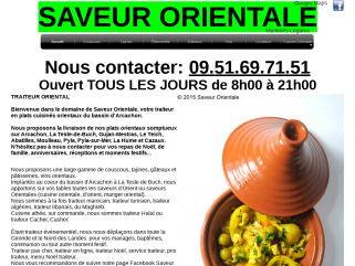 Saveur Orientale, traiteur Arcachon, La Teste-de-Buch, Gujan-Mestras, Le Teich, Cazaux, Pyla-sur-Mer.