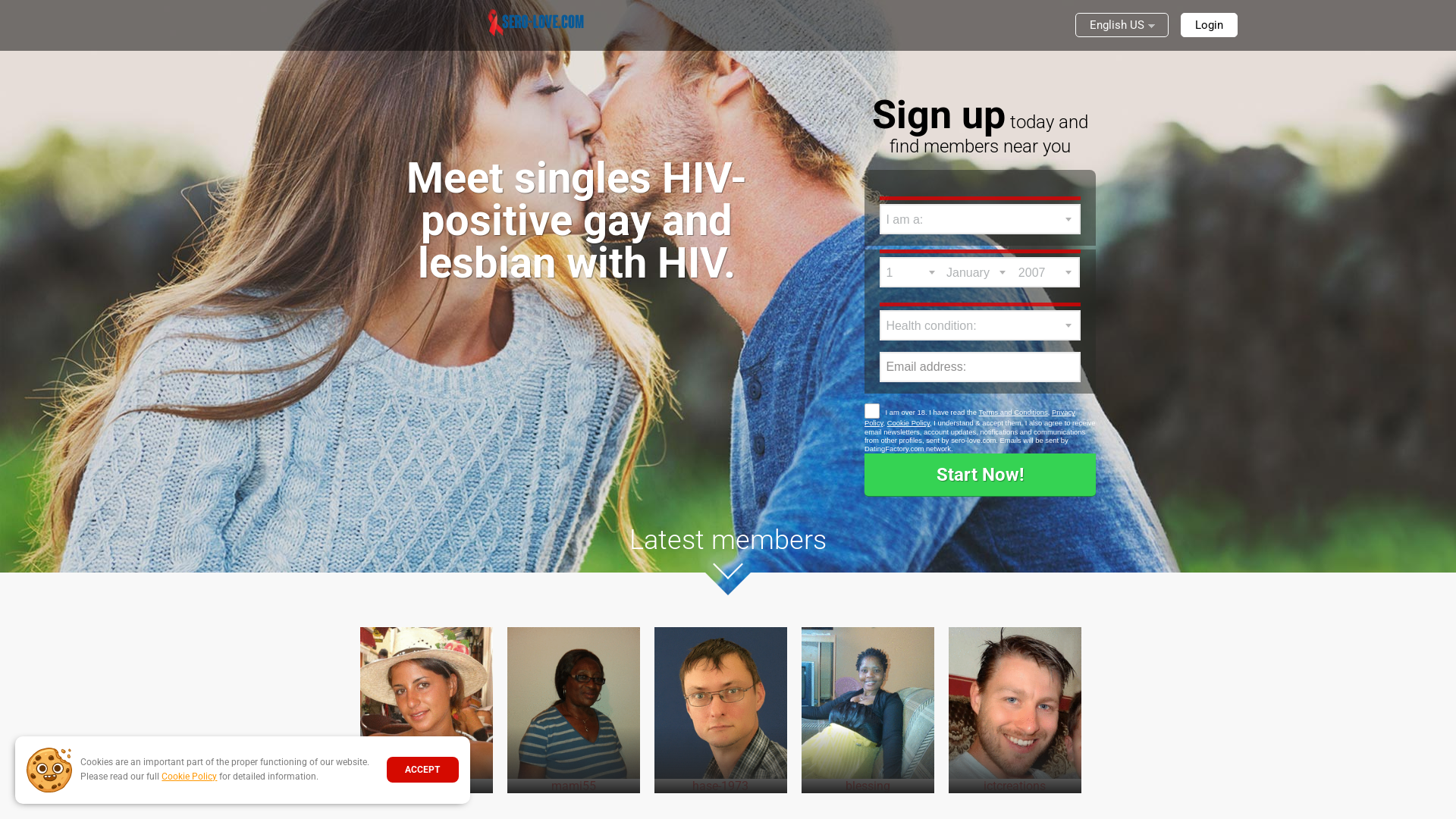 Capture d'écran de Rencontre gratuite et rapide pour séropositifs, hiv dating website