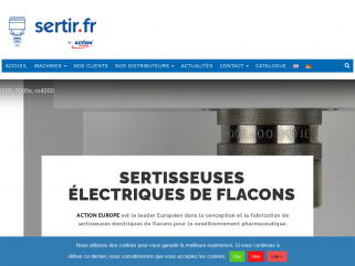 Action Europe, fabricant de sertisseuses de flacons et bouteilles 