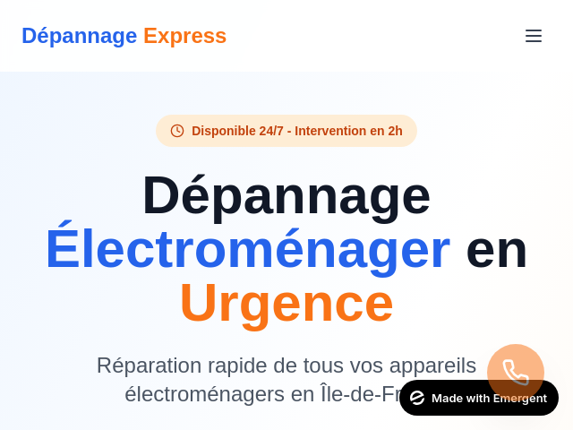 D&eacute;pannage &eacute;lectrom&eacute;nager