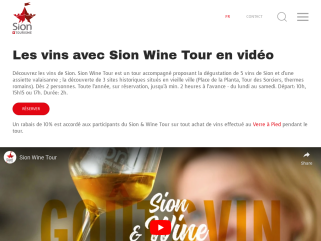 Les vins avec Sion Wine Tour en vidéo