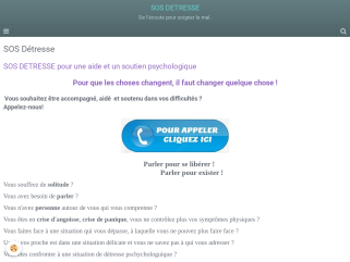 Sos détresse, service d'écoute et d'entraide par téléphone.
