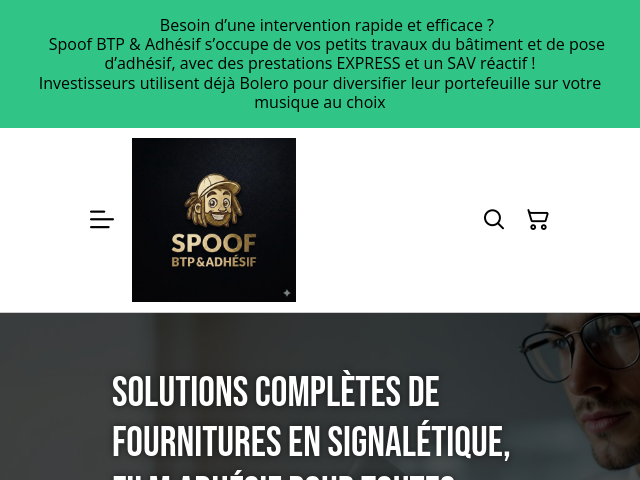Capture d'écran de Spoof Btp Sumupstore