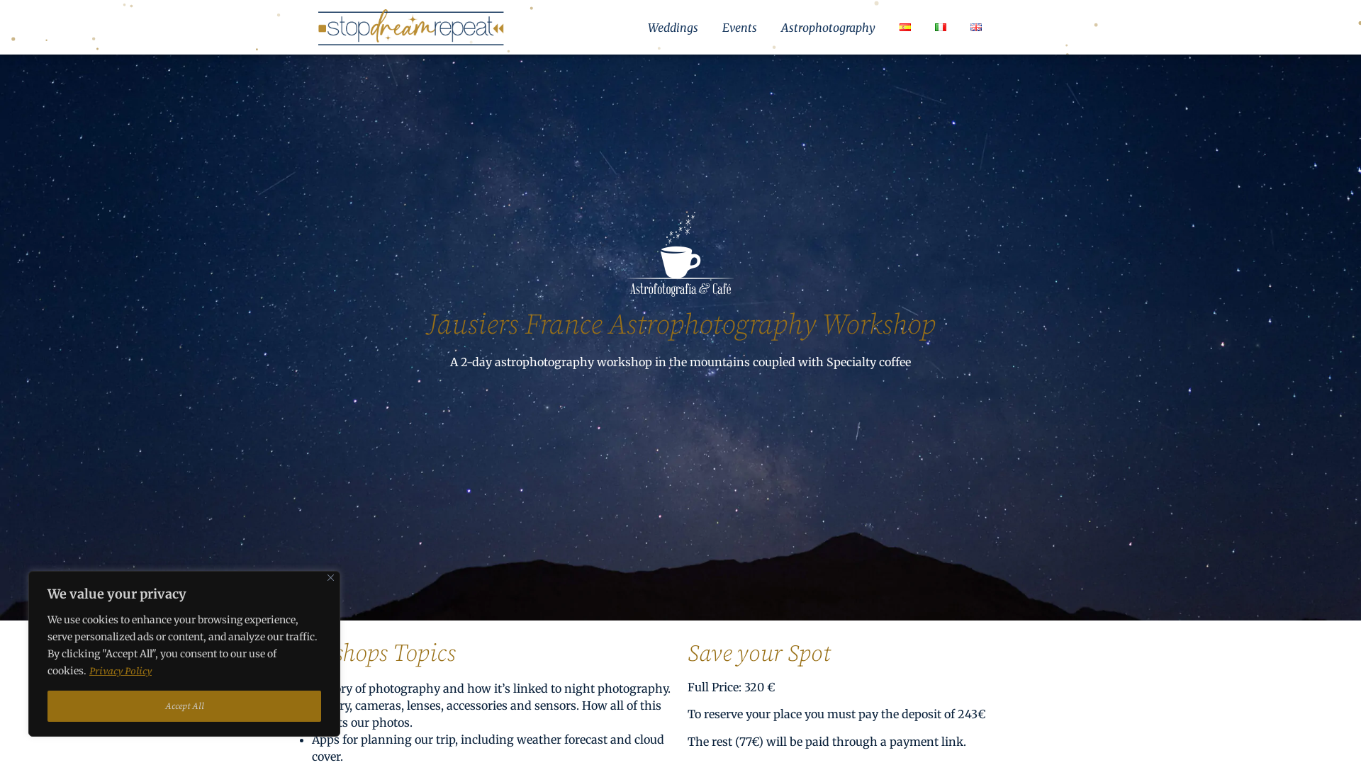 Astrophotography Workshop