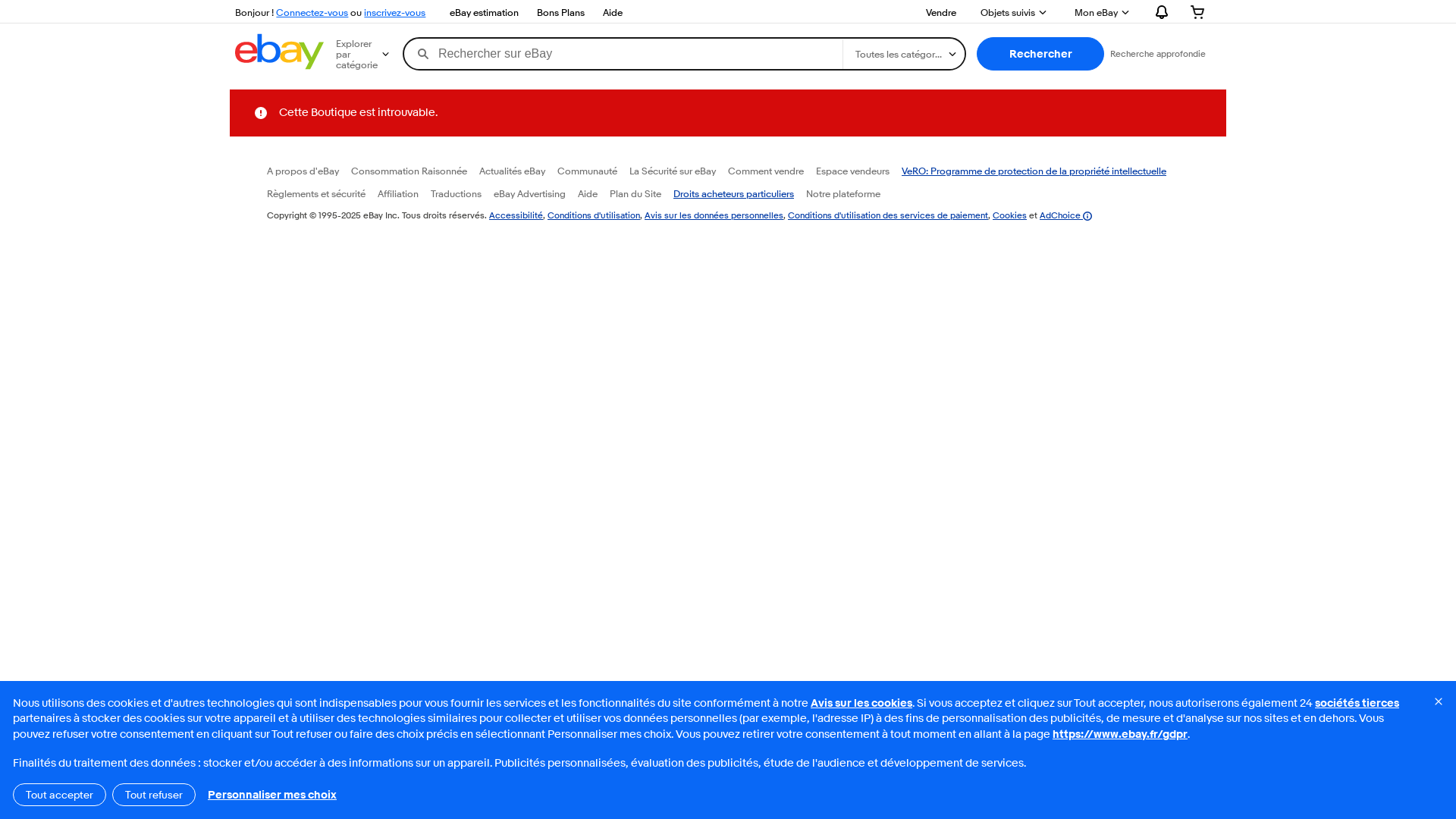 Capture d'écran de Http://stores.ebay.fr/CLIC-MARQUES