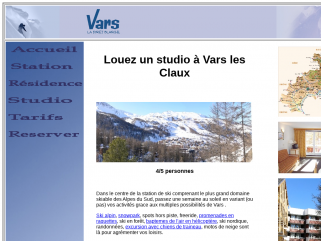 Louer un studio à vars