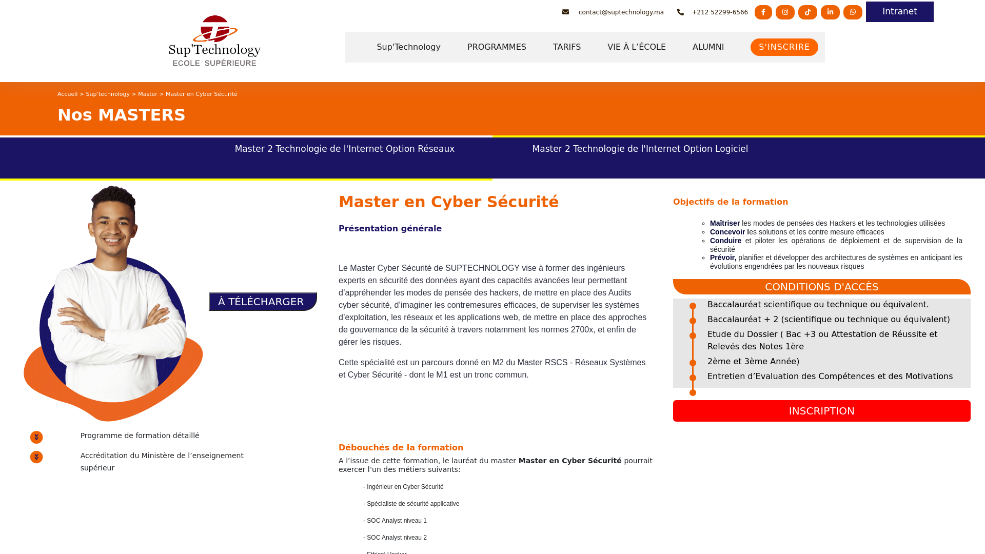Master cyber sécurité