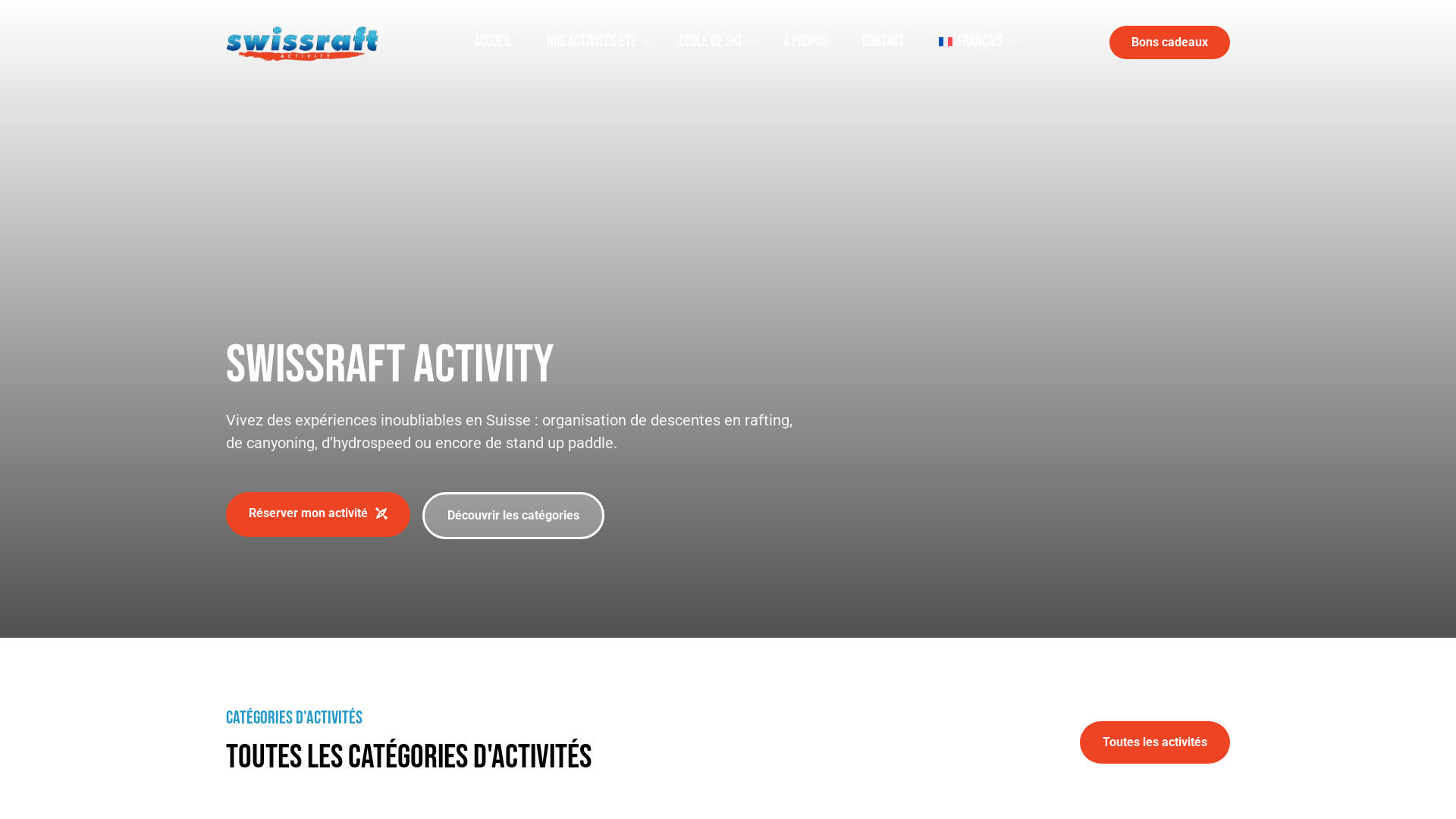 Capture d'écran de Rafting - Arve Genevoise - Genève - rafting ch