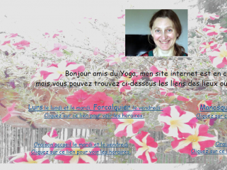 Adresses et horaires cours de Yoga de Sylvie Chantefort