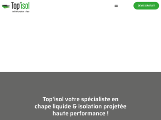 Top'isol votre entreprise spécialiste en chape liquide & isolation projetée haute performance !