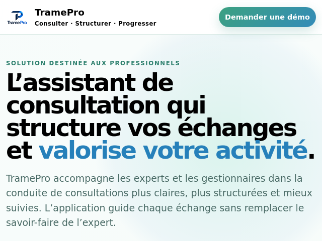 TramePro | Logiciel de gestion et d&rsquo;accompagnement pour professionnels de la voyance