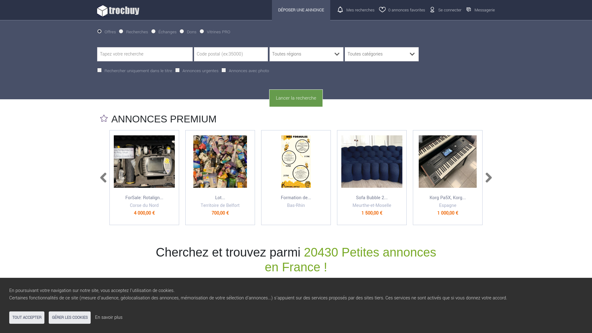 Petites annonces gratuites