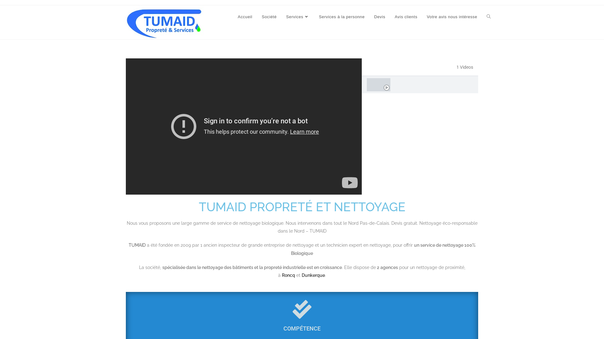 Capture d'écran de Société de nettoyage