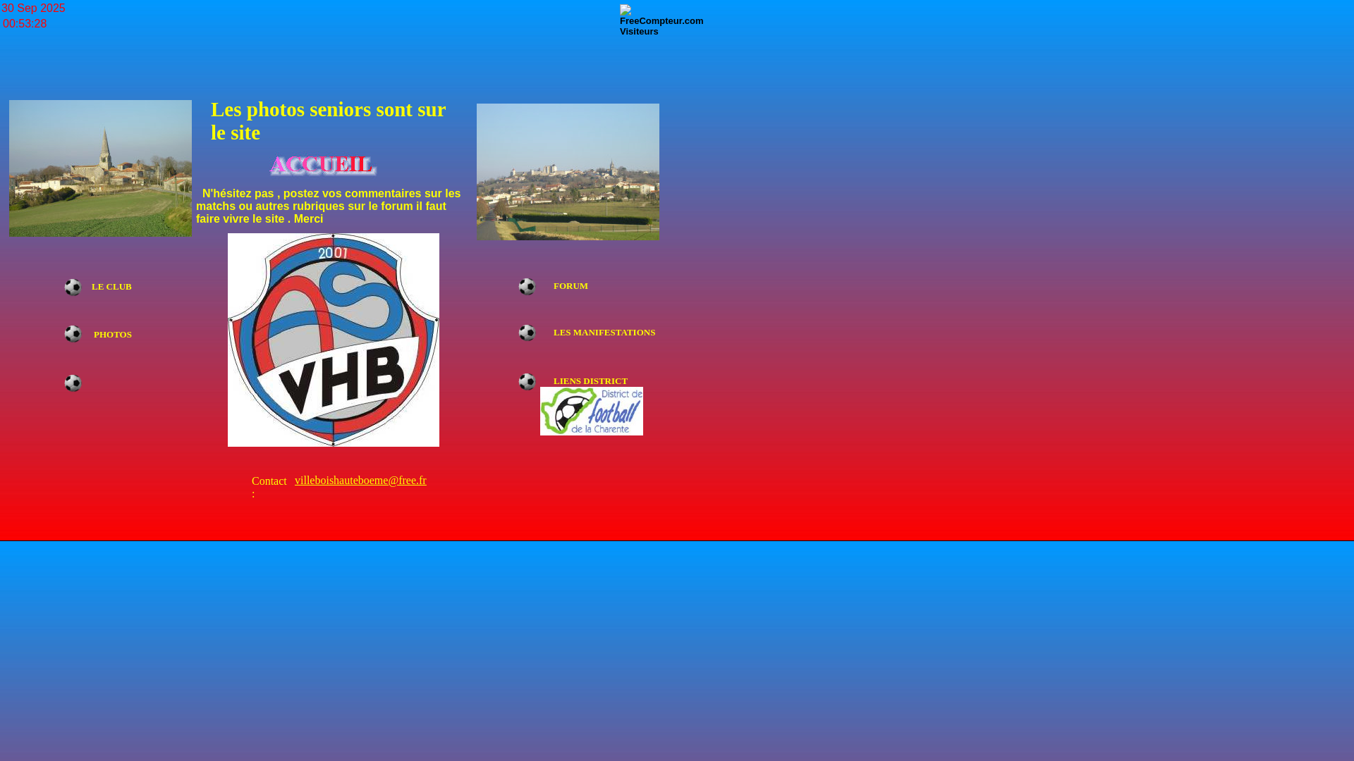 Capture d'écran de A S VILLEBOIS HAUTE-BOEME