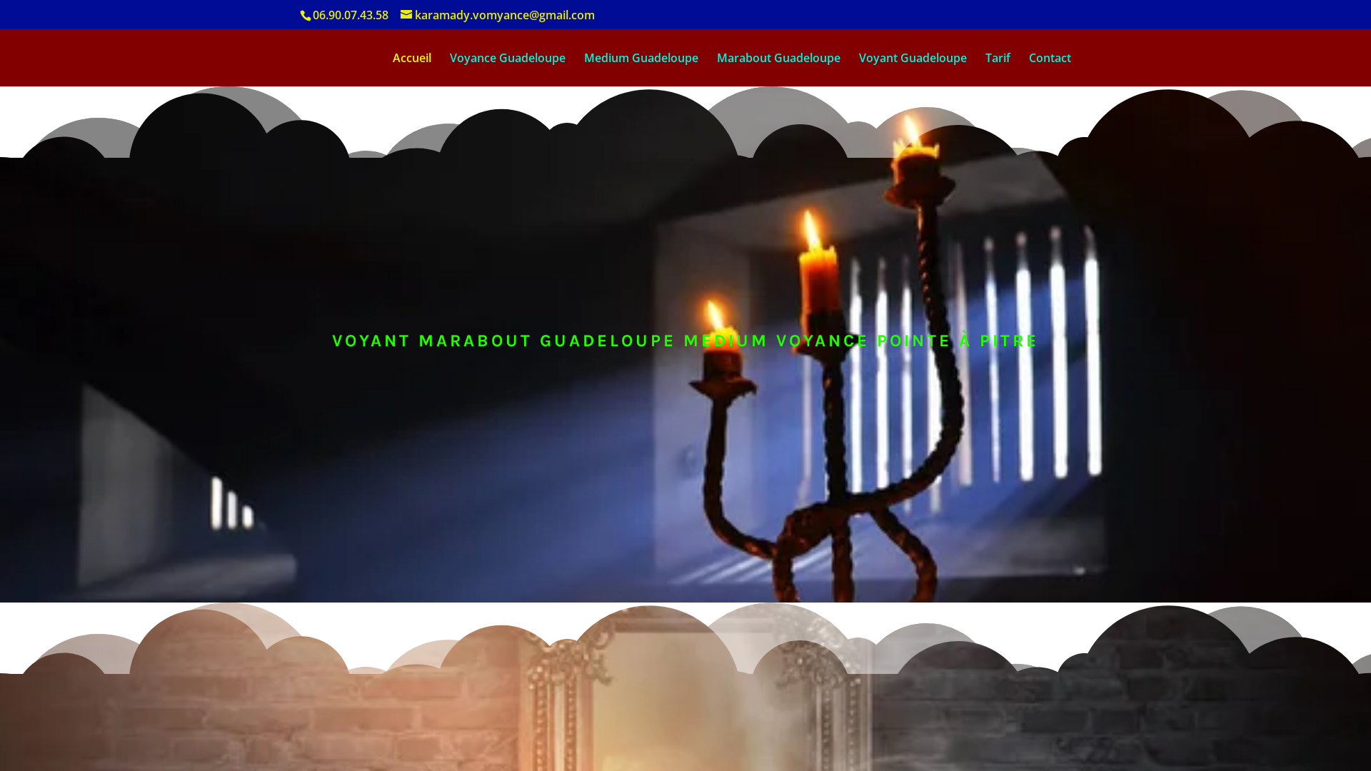 Capture d'écran de Voyant marabout Guadeloupe Pointe à Pitre - Medium voyance