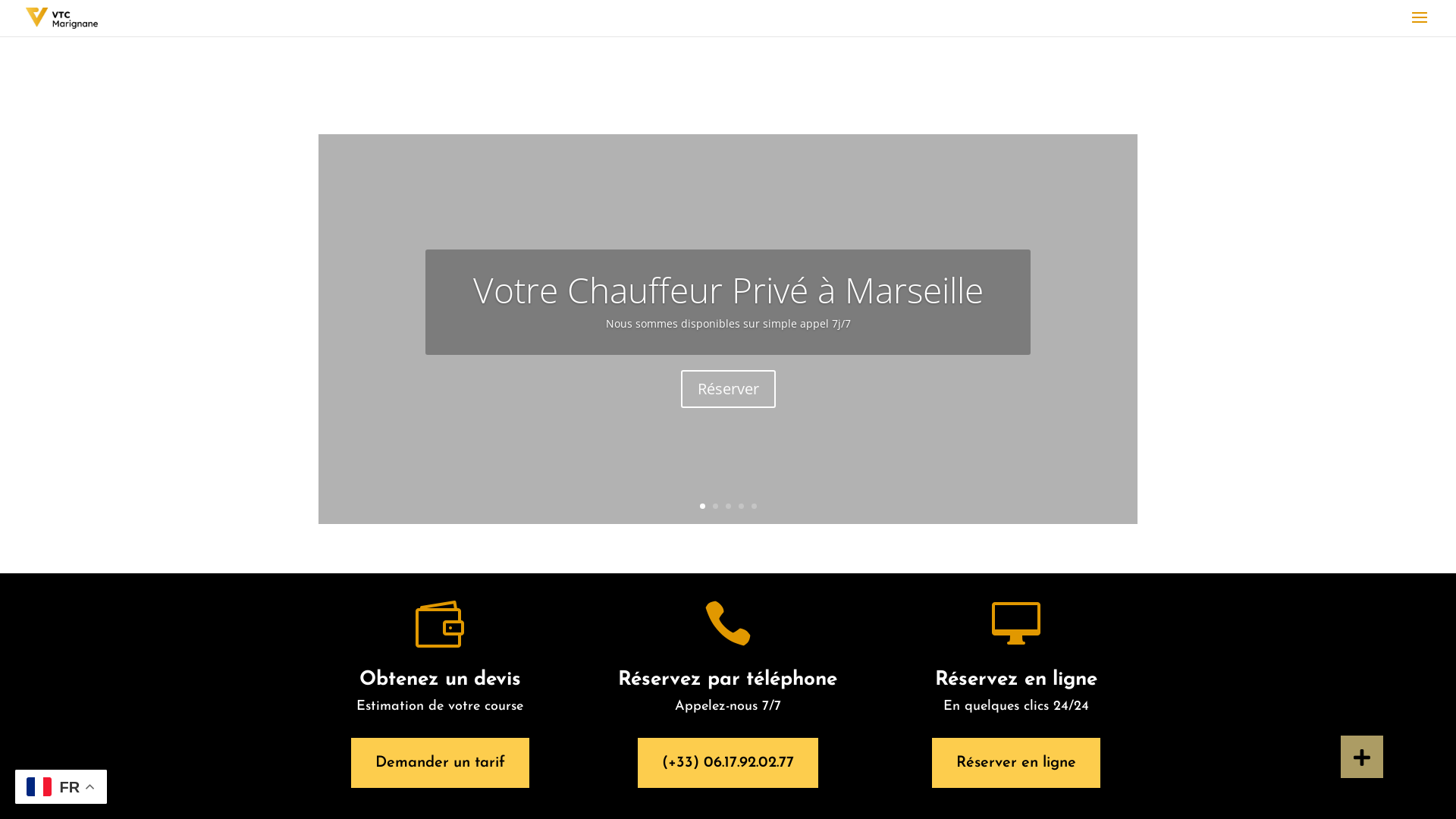 Capture d'écran de Chauffeur privé sur Marseille et Marignane et sur toutes la région sud.n’hésite pas à nous contacter au 07.71.58.50.74