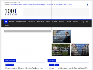 Actualités en direct et info en continu  - 1001infos.net