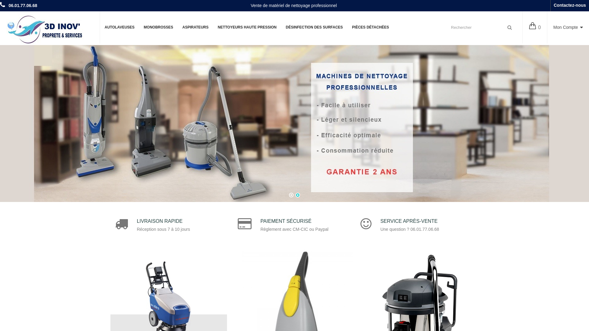 Capture d'écran de AUTOLAVEUSES 3D INOV'