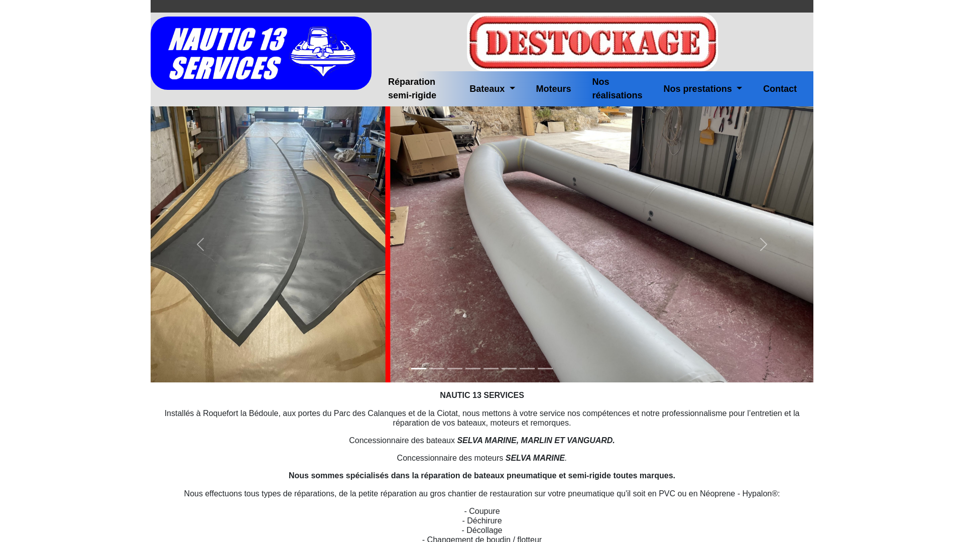 Capture d'écran de Le site pour équiper tout votre bateau en accastillage et pieces mecanique à petit prix.