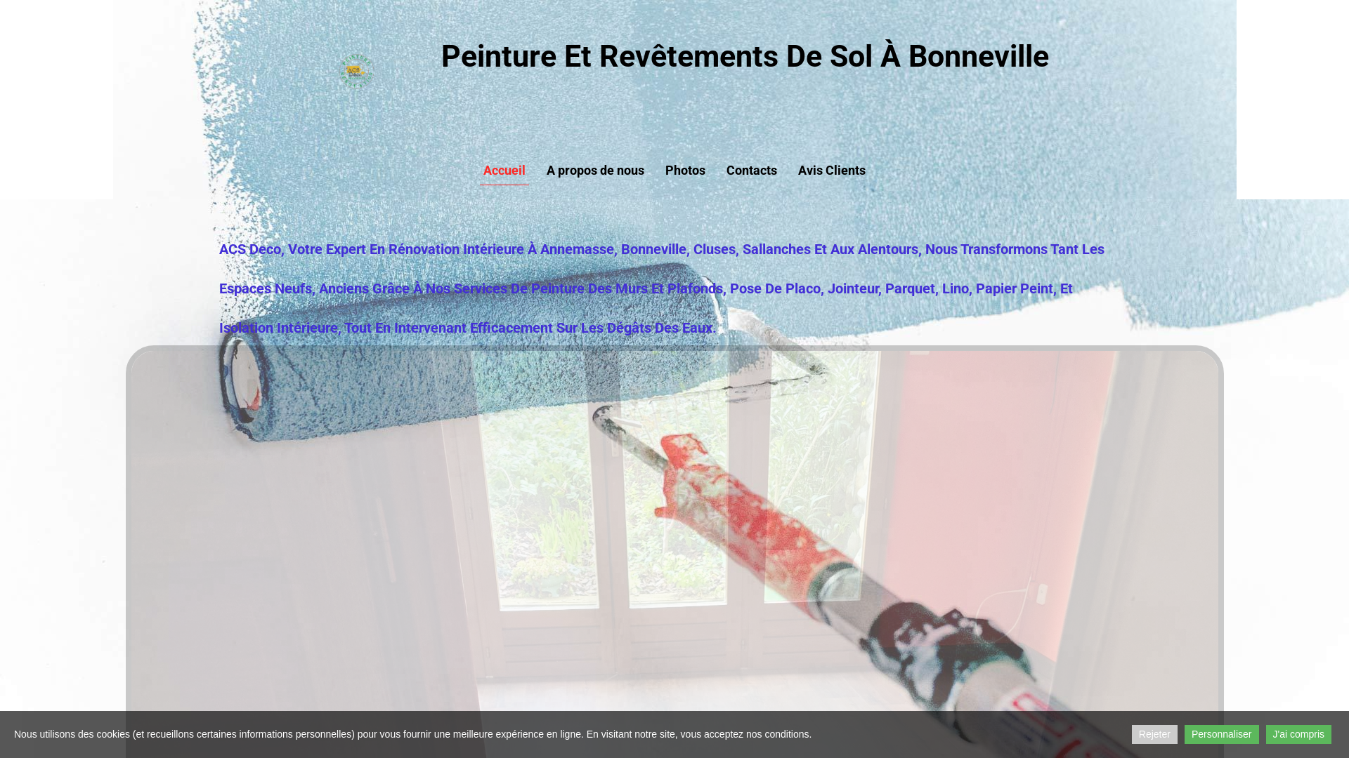 Capture d'écran de Peintre Annemasse - decoration et Revetement de sol 74