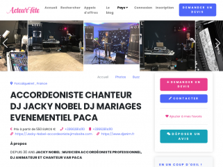 JACKY NOBEL ACCORDEONISTE DJ THE DANSANT GUINGUETTE  MARIAGE PACA BAL MUSETTE SOIREES RETRO VAR 83 BUCHES DU RHONES 13 ALPES DE HAUTES PROVENCE 04 ALPES MARITIMES 06 MONACO