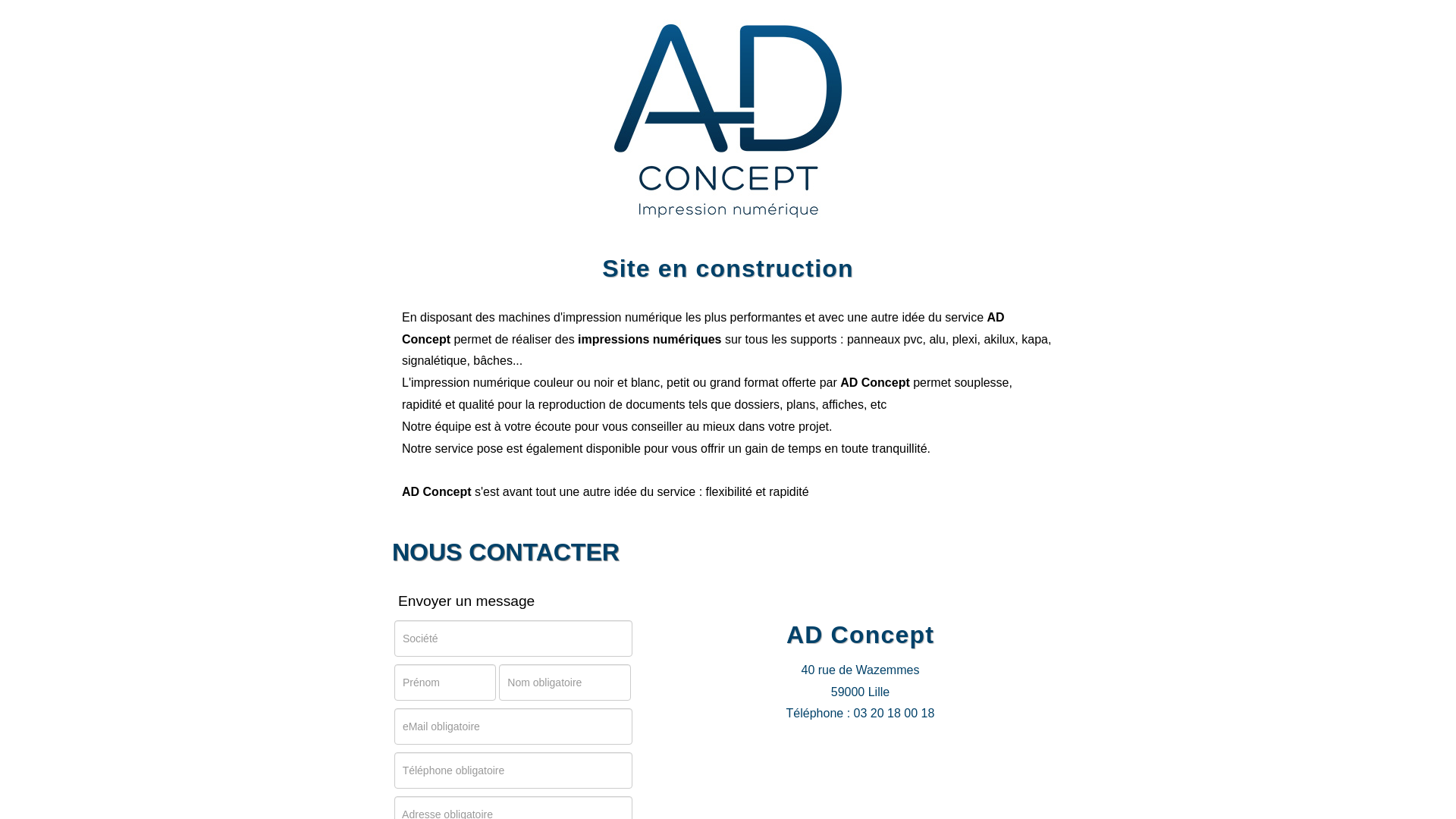 Capture d'écran de Dematerialisation de documents : appels offres Nord, service de photocopies, reprographie et impression numerique
