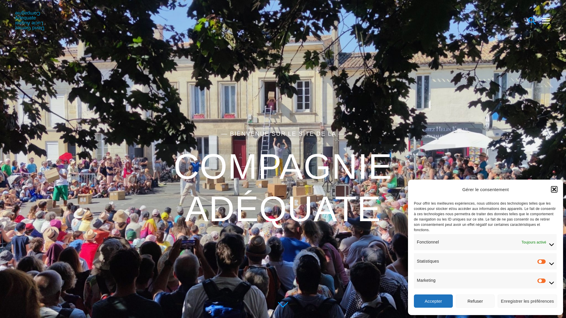 Capture d'écran de Compagnie Adéquate 