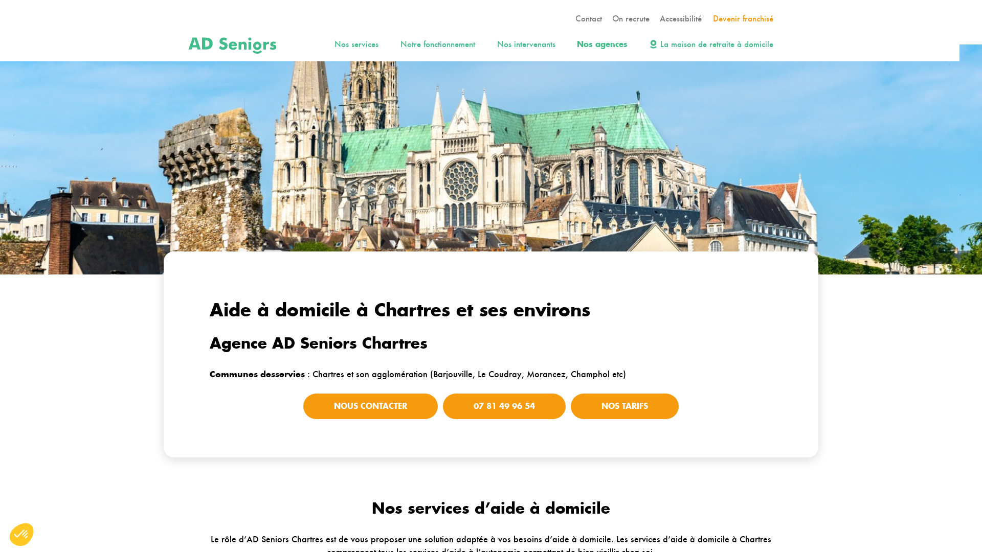 Capture d'écran de Aide à domicile pour personnes âgées et en situation de handicap