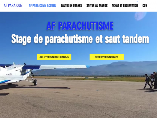 AF PARA.COM Saut en parachute et stage en région Rhône-Alpes avec Af PARA.