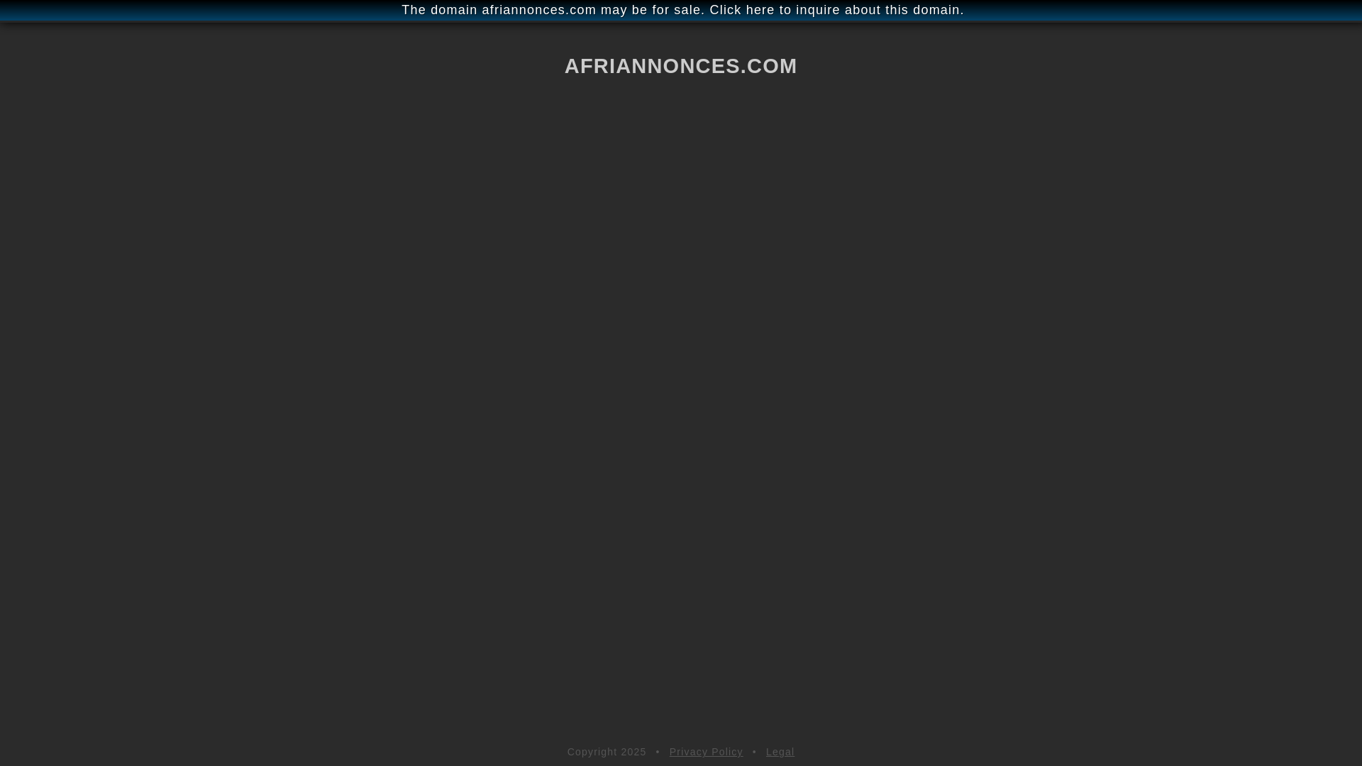 Capture d'écran de Afriannonces  le N°1 de l'annonce Gratuite en Afrique.