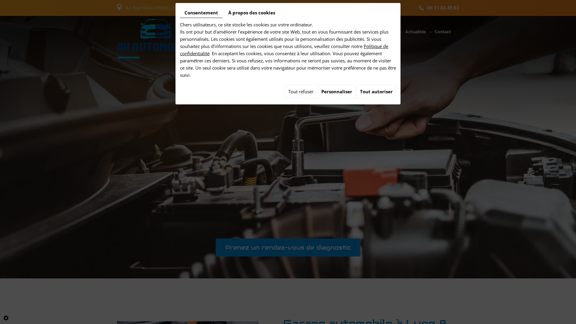 Capture d'écran de AH AUTOMOBILE