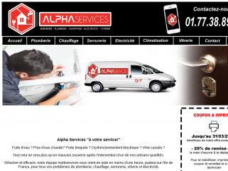 Alpha services, Entreprise de serrurerie, vitrerie, plomberie & électricité; à votre service depuis plus de 10 ans
