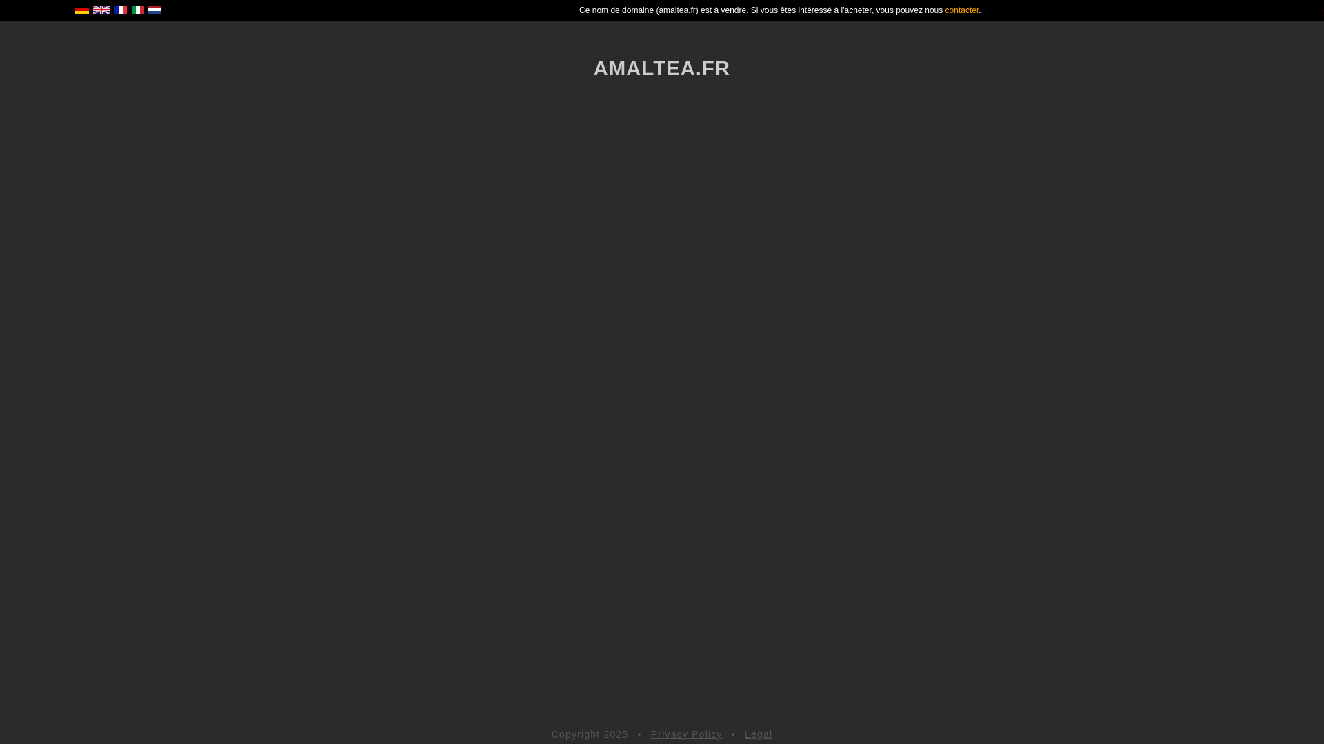 Capture d'écran de éco-soins au lait de chèvre / AMALTEA Laboratoire