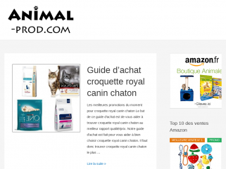 Animalerie en ligne animal prod