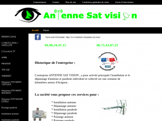 Antenne Sat Vision 04.90.24.47.15. Installation et dépannage d'antenne hertzienne et parabole satellite individuel et collectif, vente d'abonnement canal , internet par satellite sur avignon