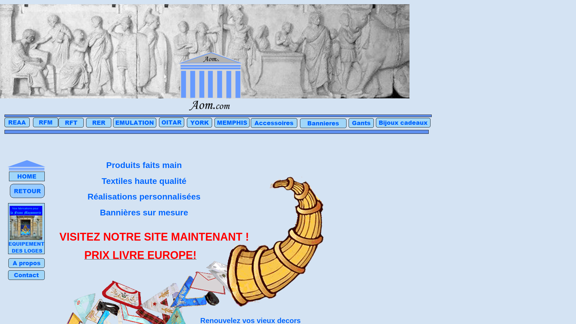 Capture d'écran de AOM.COM