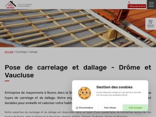 Pose et Rénovation de Carrelage et Dallage par Araujo Pereira à Nyons, Drôme - Expertise en Aménagement Intérieur et Extérieur