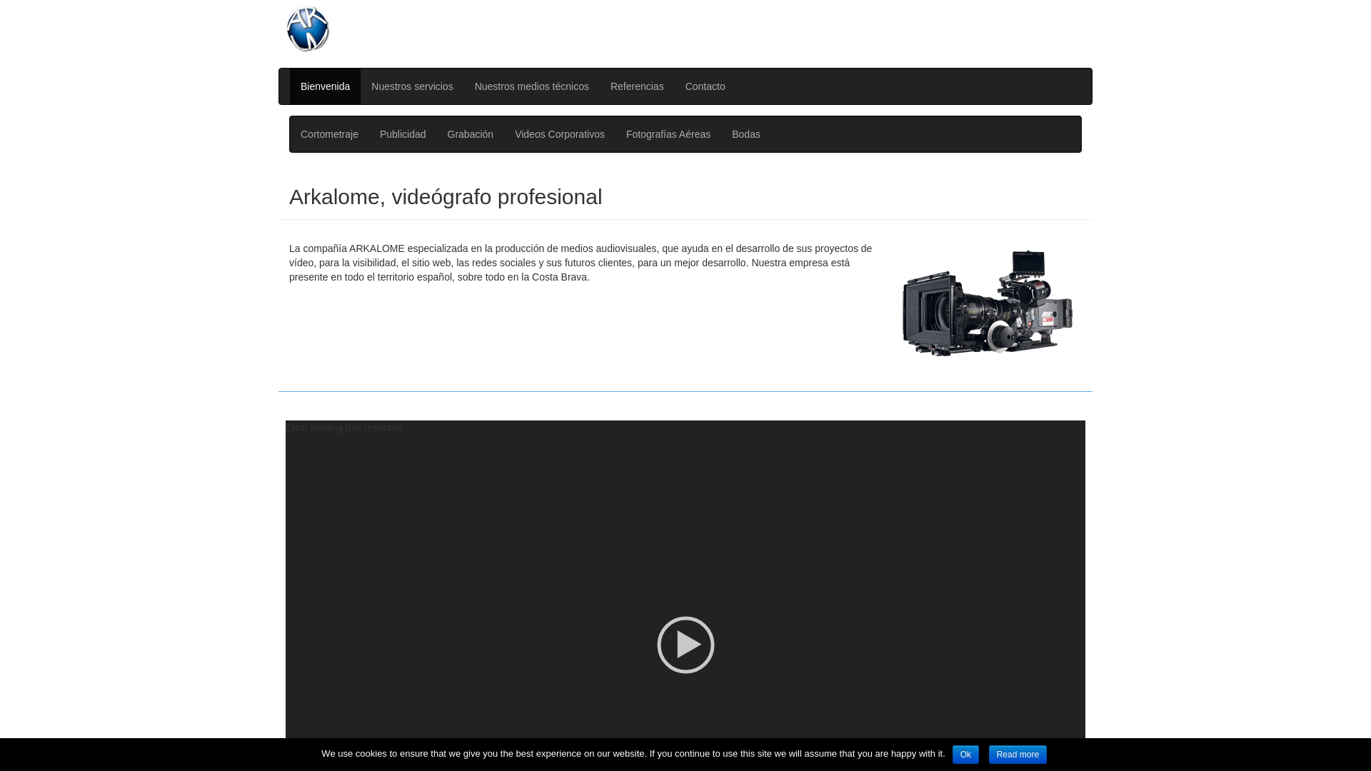 Capture d'écran de Production audiovisuelle, mariage, captation, vidéo aérienne, drone, spectacle.