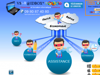 Dépannages informatiques à distance sur toute la France avec assistance-raidbox. Logiciel d’accès et de contrôle à distance sécurisé.