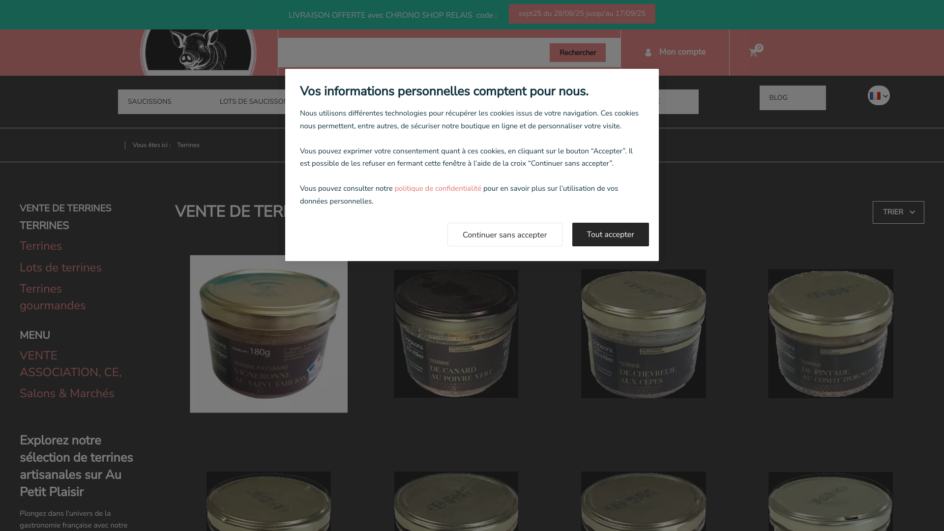 Capture d'écran de Terrines