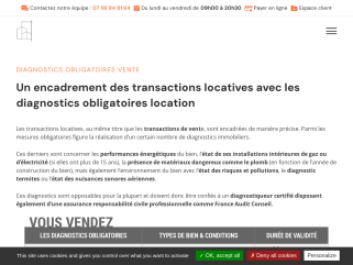 Diagnostic immobilier France Audit Conseil